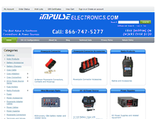 Tablet Screenshot of impulseelectronics.com